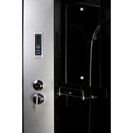 Душевая кабина Niagara Classic 120x80 см NG-3512-14RP, серебро/тонированное (безсиликоновая сборка) фото 5