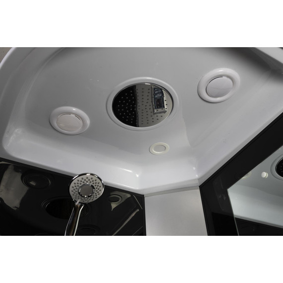 Гидробокс Niagara Classic 120x80 см NG-3512-14LF, серебро/тонированное (безсиликоновая сборка) фото 15