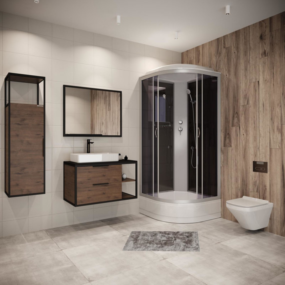 Душевая кабина Niagara Classic 100x100 см NG-3502-14, серебро/тонированное (безсиликоновая сборка) - 3 Душевая кабина Niagara Classic 100x100 см NG-3502-14, серебро/тонированное (безсиликоновая сборка) фото 3