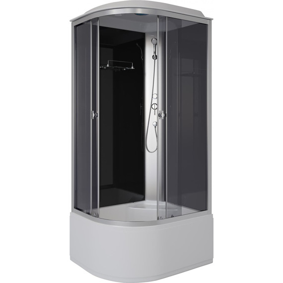 Душевая кабина Niagara Eco 90x80 см E90/80/40R/TN, хром матовый/тонированное (безсиликоновая сборка) фото 2