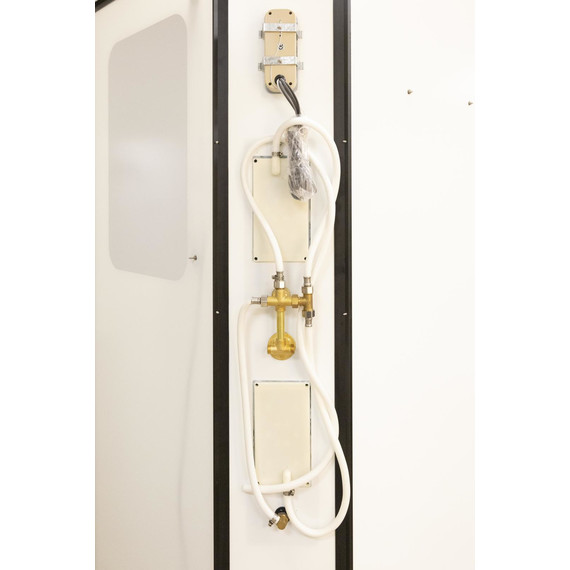 Гидробокс Niagara Premium 100x100 см NG-6902-01G BLACK, матовый черный/тонированное фото 14