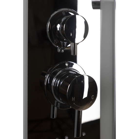 Гидробокс Niagara Premium 100x100 см NG-6002-01G, хром/прозрачное (безсиликоновая сборка) фото 8