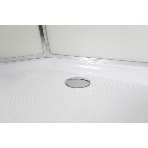 Гидробокс Niagara Premium 100x100 см NG-6002-01G, хром/прозрачное (безсиликоновая сборка) фото 13