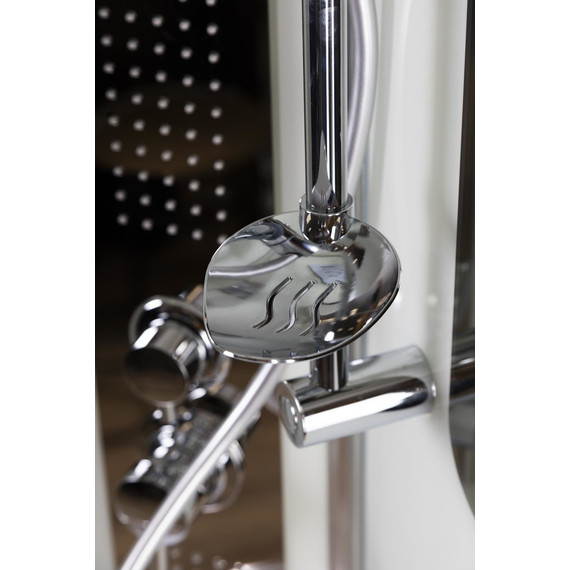 Гидробокс Niagara Premium 100x100 см NG-6002-01G, хром/прозрачное (безсиликоновая сборка) фото 10