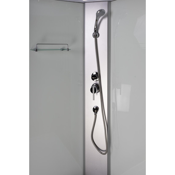 Душевая кабина Niagara Eco 90x90 см E90/13/MT, хром матовый/матовое (безсиликоновая сборка) фото 5