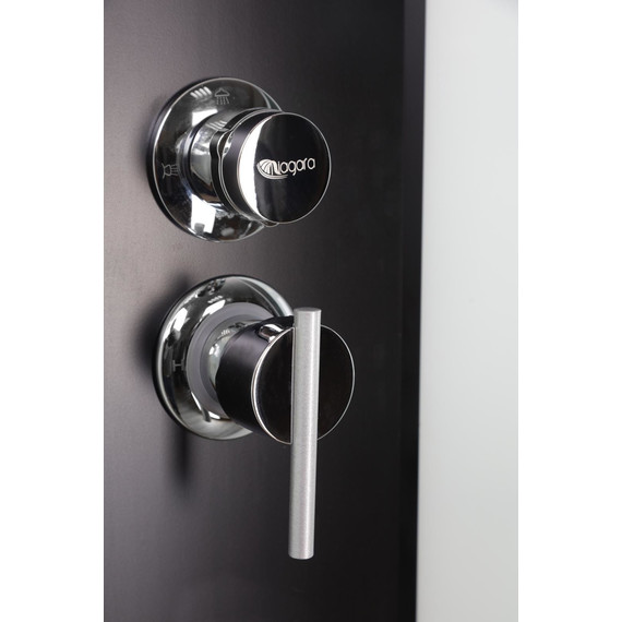 Гидробокс Niagara Classic 100x100 см NG-6702-14G, чёрный/прозрачное (безсиликоновая сборка) фото 6