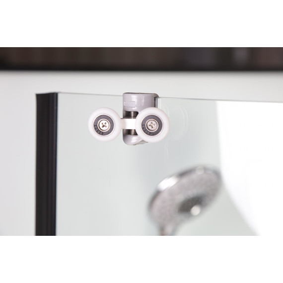 Гидробокс Niagara Classic 100x100 см NG-6709-14BKG, чёрный/прозрачное (безсиликоновая сборка) фото 13