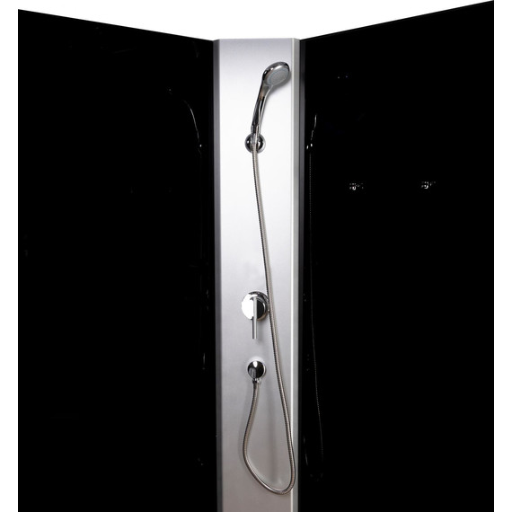 Душевая кабина Niagara Eco 110x80 см E110/80/40R/TN/BK, хром матовый/тонированное (безсиликоновая сборка) - 9 Душевая кабина Niagara Eco 110x80 см E110/80/40R/TN/BK, хром матовый/тонированное (безсиликоновая сборка) фото 9