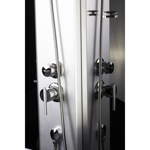 Душевая кабина Niagara Eco 120x80 см E120/80/26L/TN, хром матовый/тонированное (безсиликоновая сборка) фото 9