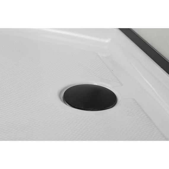 Гидробокс Niagara Premium 100x100 см NG-6902-01G BLACK, матовый черный/тонированное фото 13