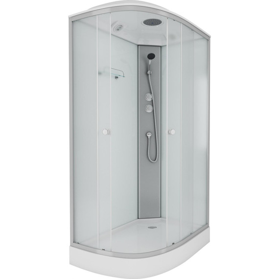 Душевая кабина Niagara Eco 120x80 см E120/80/13R/MT, хром матовый/матовое (безсиликоновая сборка) фото 2