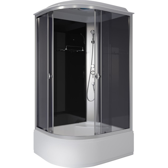 Душевая кабина Niagara Eco 120x80 см E120/80/40R/TN, хром матовый/тонированное (безсиликоновая сборка) фото 2