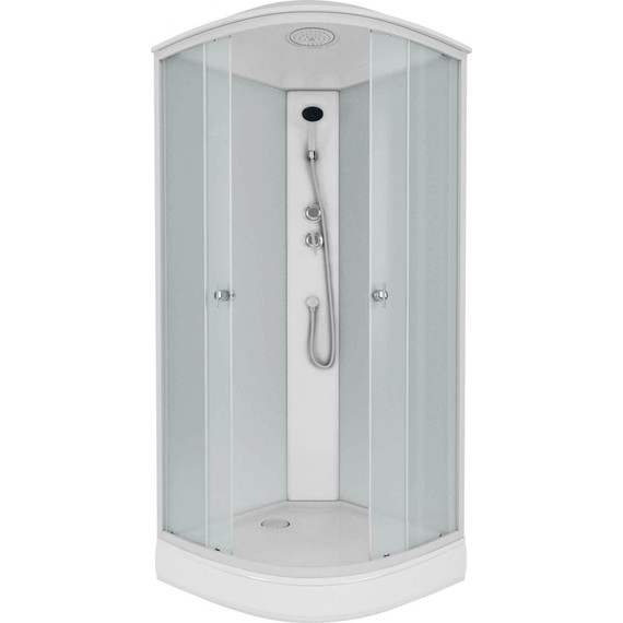 Душевая кабина Niagara Promo 90x90 см P90/13/MT, белый/матовое (безсиликоновая сборка) - 2 Душевая кабина Niagara Promo 90x90 см P90/13/MT, белый/матовое (безсиликоновая сборка) фото 2