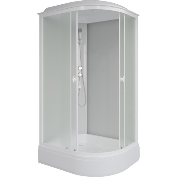 Душевая кабина Niagara Promo 90x80 см P90/80/26L/MT, белый/матовое (безсиликоновая сборка) - 2 Душевая кабина Niagara Promo 90x80 см P90/80/26L/MT, белый/матовое (безсиликоновая сборка) фото 2