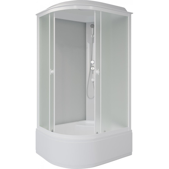 Душевая кабина Niagara Promo 120x80 см P120/80/40R/MT, белый/матовое (безсиликоновая сборка) фото 2