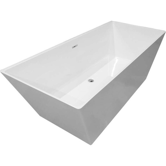 Ванна каменная Эстет Манхэттен silk 175x77 см ФР-00014435, белый матовый фото 3