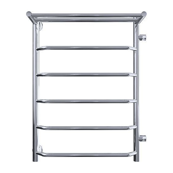 Полотенцесушитель водяной Тругор Браво ПМ 1 с полкой и боковым подводом П6 500x800 мм (м/о 500 мм) 00-00017270 фото 2