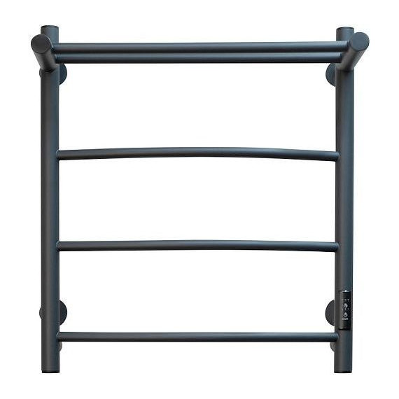 Полотенцесушитель электрический Тругор Пэк сп 5 с полкой П4 500х600 мм (возможность скрытого подключения) 00-00047107, графит фото 2