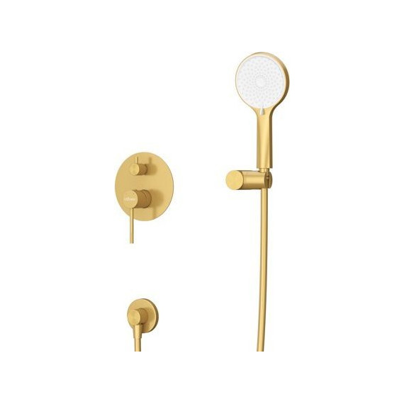 Душевая система для душа Cezares RELAX-DSET-BORO, брашированное золото, Цвет производителя: брашированное золото фото 2