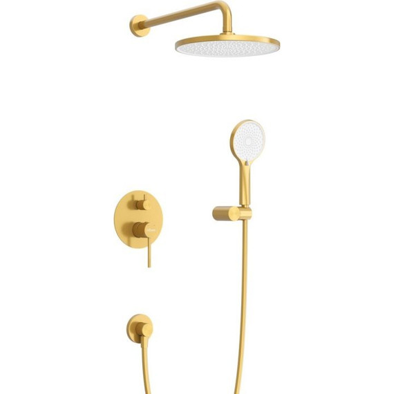 Душевая система для душа Cezares RELAX-DSET-BORO, брашированное золото, Цвет производителя: брашированное золото фото 3