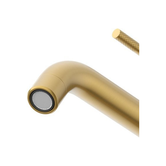 Смеситель для раковины высокий Cezares RELAX-LC1-BORO-W0, брашированное золото, Цвет производителя: брашированное золото - 4 Смеситель для раковины высокий Cezares RELAX-LC1-BORO-W0, брашированное золото, Цвет производителя: брашированное золото фото 4