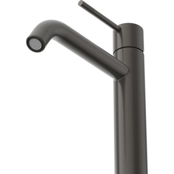 Смеситель для раковины высокий Cezares RELAX-LC1-GM-W0, оружейная сталь, Цвет производителя: оружейная сталь - 3 Смеситель для раковины высокий Cezares RELAX-LC1-GM-W0, оружейная сталь, Цвет производителя: оружейная сталь фото 3