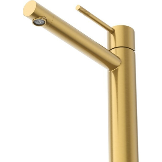 Смеситель для раковины высокий Cezares RELAX-LC2-BORO-W0, брашированное золото, Цвет производителя: брашированное золото фото 3