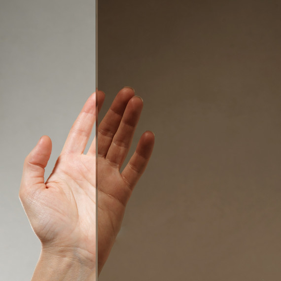 Душевое ограждение Cezares SLIDER-A-2-70/80-BR-GM (70-80)x(70-80) см (стекло 8 мм) оружейная сталь/тонированное фото 3