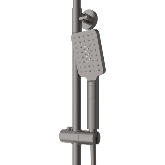 Душевая стойка Cezares SLIDER-CD-GM, оружейная сталь, Цвет производителя: оружейная сталь фото 4