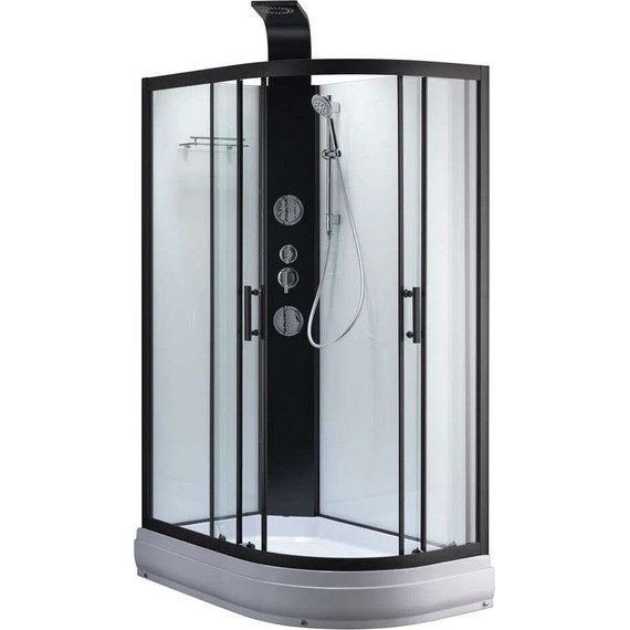 Гидробокс Taliente 120x80 см TA-128CB(L), чёрный/прозрачное - 2 Гидробокс Taliente 120x80 см TA-128CB(L), чёрный/прозрачное фото 2