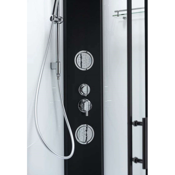 Гидробокс Taliente 120x80 см TA-128CB(L), чёрный/прозрачное - 5 Гидробокс Taliente 120x80 см TA-128CB(L), чёрный/прозрачное фото 5