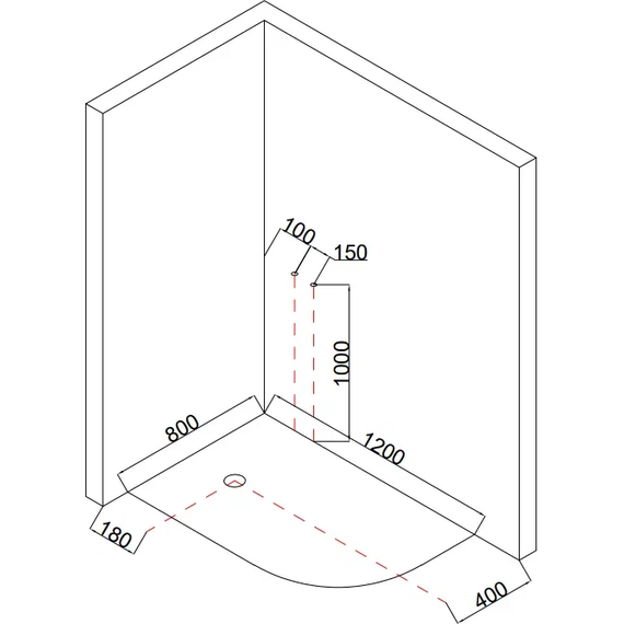 Гидробокс Taliente 120x80 см TA-128CB(L), чёрный/прозрачное - 8 Гидробокс Taliente 120x80 см TA-128CB(L), чёрный/прозрачное фото 8