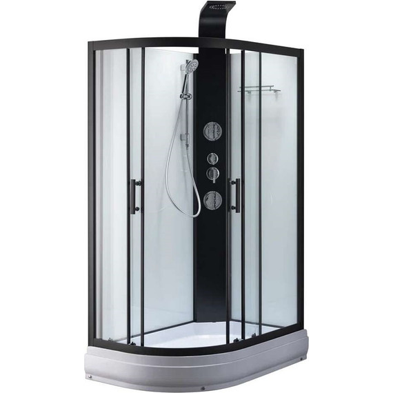 Гидробокс Taliente 120x80 см TA-128CB(R), чёрный/прозрачное - 2 Гидробокс Taliente 120x80 см TA-128CB(R), чёрный/прозрачное фото 2