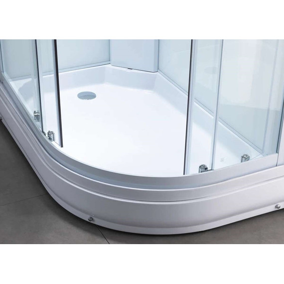 Гидробокс Taliente 120x80 см TA-128CW(L), белый/прозрачное фото 5