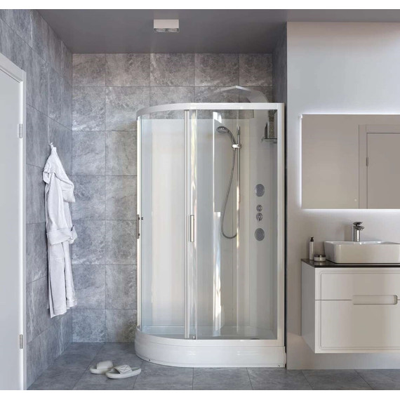 Гидробокс Taliente 120x80 см TA-128CW(R), белый/прозрачное - 3 Гидробокс Taliente 120x80 см TA-128CW(R), белый/прозрачное фото 3