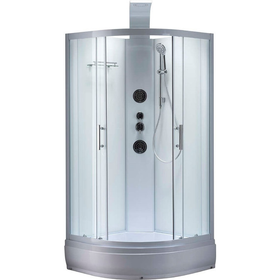 Гидробокс Taliente 90x90 см TA-99CW, белый/прозрачное фото 2