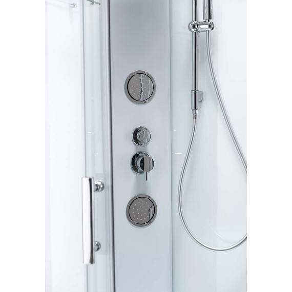 Гидробокс Taliente 90x90 см TA-99CW, белый/прозрачное фото 8