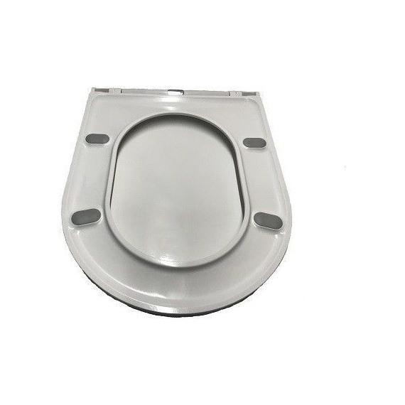 Унитаз подвесной CeramaLux Rimless 2197MW с крышкой микролифт, белый матовый фото 4