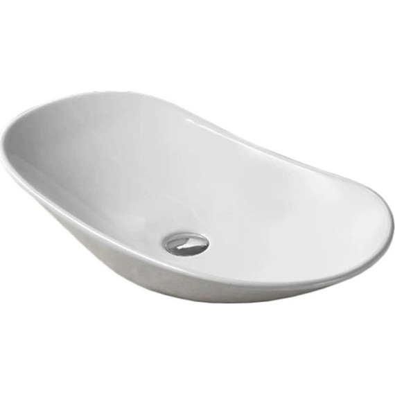 Раковина-чаша CeramaLux 60 см 7811MW, белый матовый фото 3