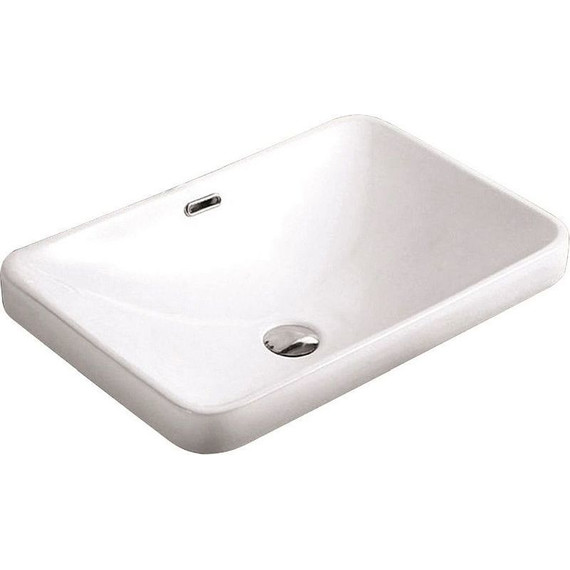 Раковина врезная на столешницу CeramaLux 55 см 78441-1 фото 2