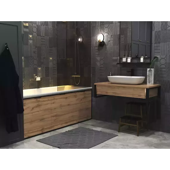 Панель фронтальная для ванны 1Marka Grunge Loft 150 см фото 3