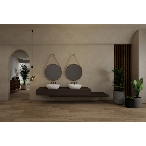 Раковина-чаша Abber Stein 56 см AS2636, белый матовый фото 3