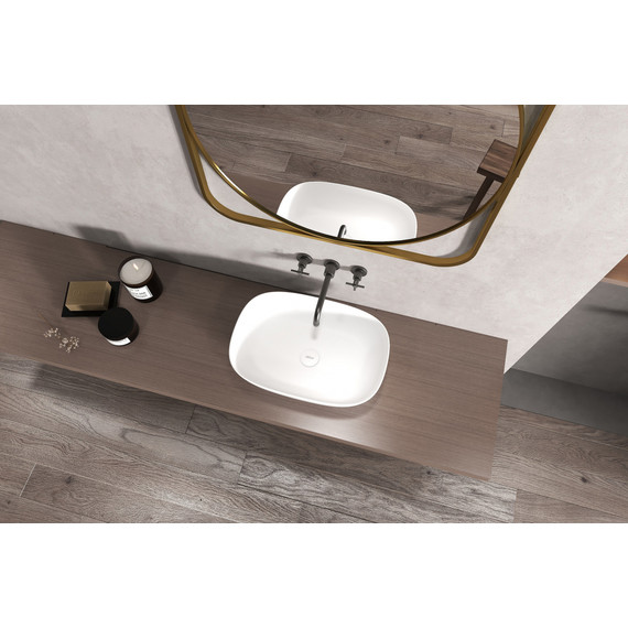 Раковина-чаша Abber Stein 51 см AS2637, белый матовый - 4 Раковина-чаша Abber Stein 51 см AS2637, белый матовый фото 4