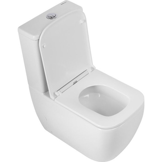 Унитаз-компакт безободковый BelBagno Luce-Tor BB2197CP-TOR/SC (Система смыва торнадо) с крышкой микролифт фото 8