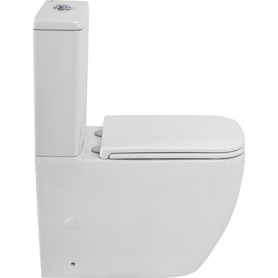 Унитаз-компакт безободковый BelBagno Luce-Tor BB2197CP-TOR/SC (Система смыва торнадо) с крышкой микролифт фото 10