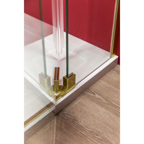 Душевая дверь Cezares SLIDER-B-1-100/110-C-BORO 100/110 см (стекло 8 мм), брашированное золото/прозрачное - 5 Душевая дверь Cezares SLIDER-B-1-100/110-C-BORO 100/110 см (стекло 8 мм), брашированное золото/прозрачное фото 5