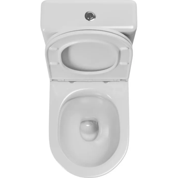 Унитаз-компакт CeramaLux TR2176-1 с крышкой микролифт (система смыва торнадо), Цвет производителя: белый - 7 Унитаз-компакт CeramaLux TR2176-1 с крышкой микролифт (система смыва торнадо), Цвет производителя: белый фото 7