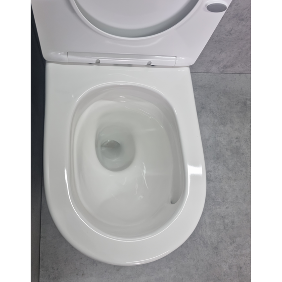 Унитаз-компакт CeramaLux TR2177 с крышкой микролифт (система смыва торнадо) с арматурой Geberit - 5 Унитаз-компакт CeramaLux TR2177 с крышкой микролифт (система смыва торнадо) с арматурой Geberit фото 5