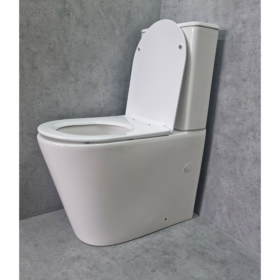 Унитаз-компакт CeramaLux TR2178-1 с крышкой микролифт (система смыва торнадо) - 3 Унитаз-компакт CeramaLux TR2178-1 с крышкой микролифт (система смыва торнадо) фото 3