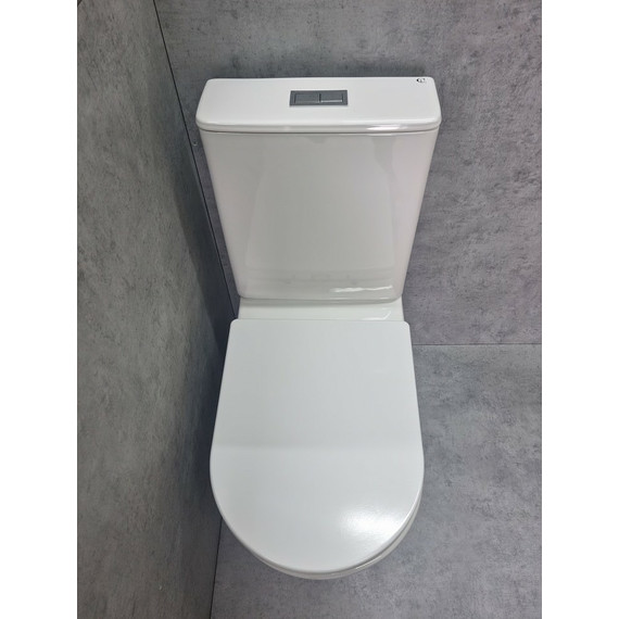 Унитаз-компакт CeramaLux TR2178-1 с крышкой микролифт (система смыва торнадо) - 4 Унитаз-компакт CeramaLux TR2178-1 с крышкой микролифт (система смыва торнадо) фото 4